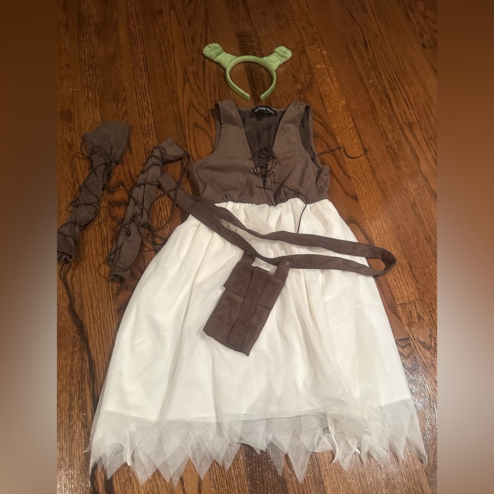 Dolls Kill Shrek Fiona Costume Set NWT XS